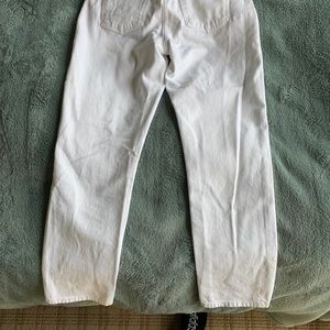 Vince white cropped jeans